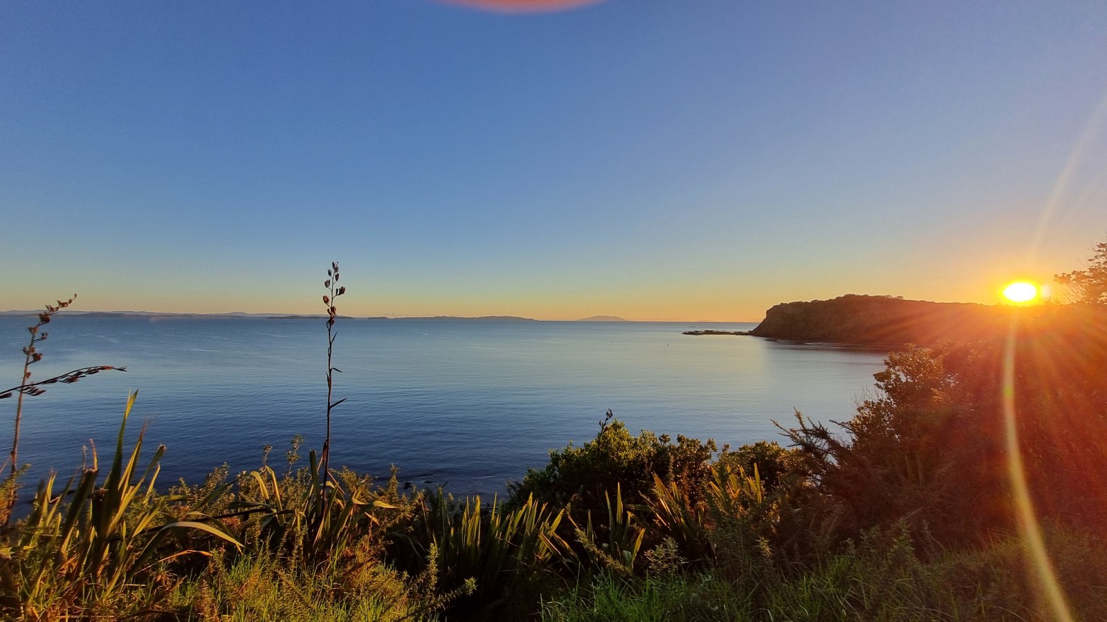 Sunrise over Army Bay