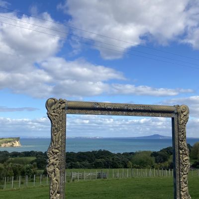 View of Te Haruhi Bay from the picture frame