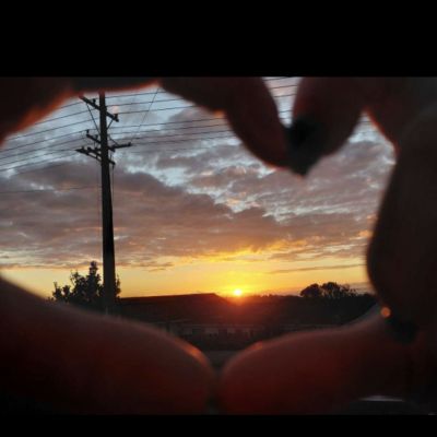 Some sunsets are best felt by the heart.